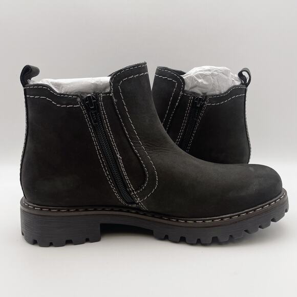 Josef Seibel Womens Marta 03 Ankle Boots US 8.5 EU 39 Black Leather NIB - Picture 4 of 12